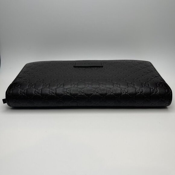 Gucci Guccisima Dark Brown Calf Leather Continental Wallet - Preowned - Picture 7 of 16